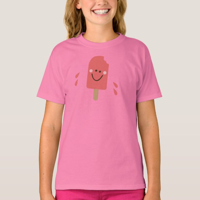 camiseta de arte pop art paleta para chicas (Anverso)