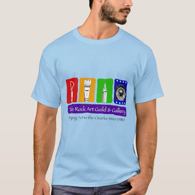 Camiseta de arte rock de mesa y camiseta masculina (Anverso)