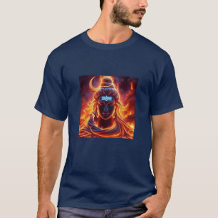 Camiseta de arte Shiva tranquila