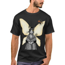 Camiseta de arte vintage de hadas y gente encantad