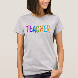 Camiseta de arte Word del profesor