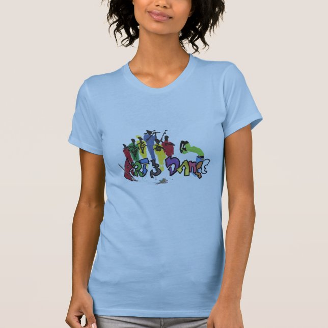 camiseta de arte y baile (Anverso)