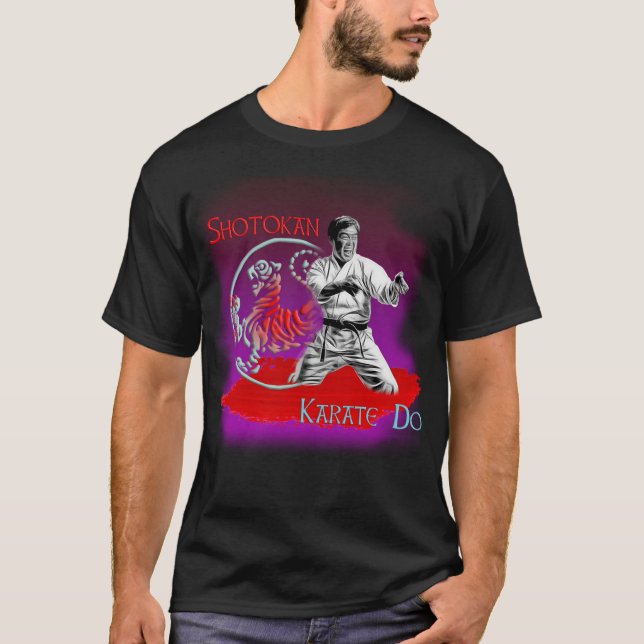 Camiseta de artes marciales Hajime Shotokan Karate (Anverso)