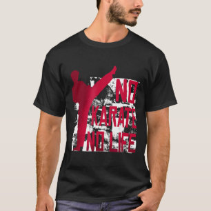 Camiseta de artes marciales sin karate sin vida