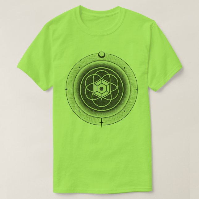 Camiseta de artesanías redondas de época (Diseño del anverso)