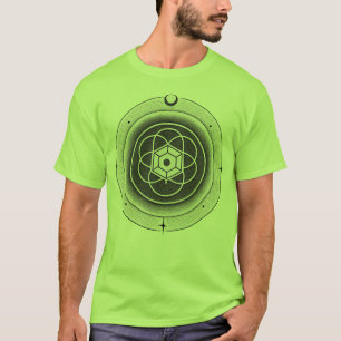 Camiseta de artesanías redondas de época