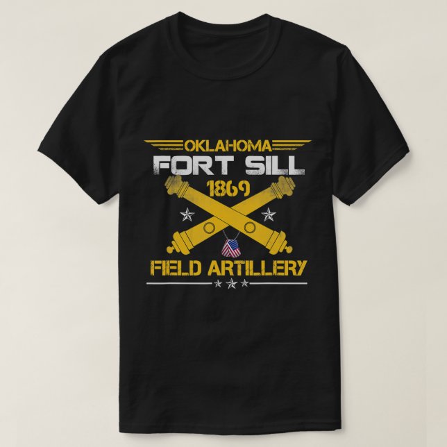 Camiseta DE ARTILLERÍA DE CAMPO OKLAHOMA FORT SILL (Diseño del anverso)
