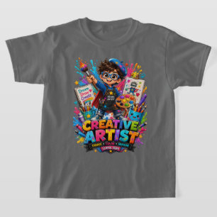 Camiseta de artista creativo amante del arte para
