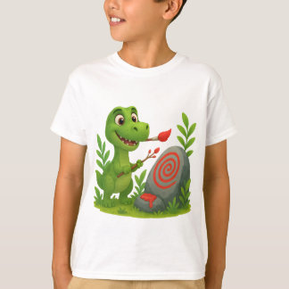Camiseta de artista de Dino lindo 