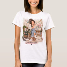 Camiseta de artista para crear un mundo más feliz