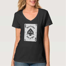 camiseta de As de Picas para mujeres