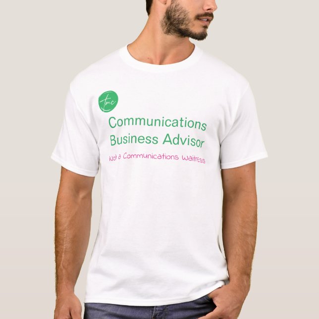 Camiseta de Asesor de Negocios de Comunicaciones  (Anverso)