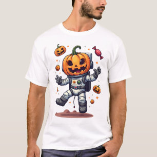 Camiseta de Astronauta de Calabaza Explorador Espa
