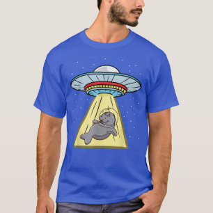 Camiseta De Astronauta De Manatee De Ufo