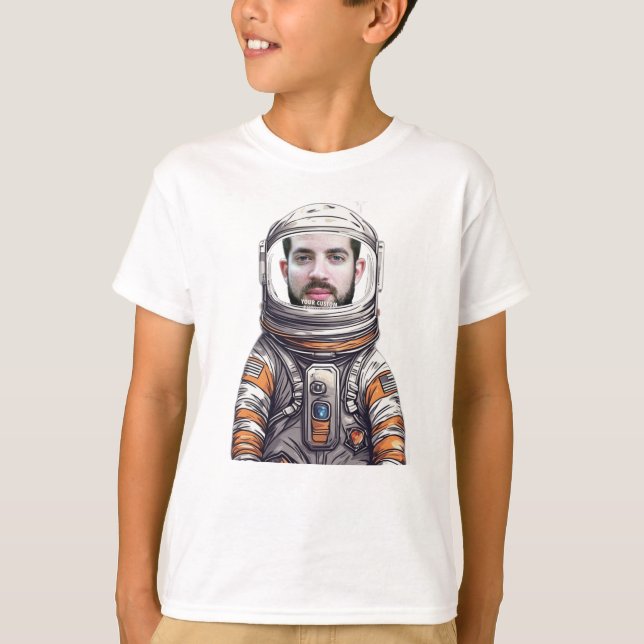 Camiseta de astronauta de personalizado Dad - Grac (Anverso)
