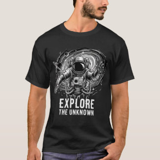 Camiseta de Astronauta Explora lo Desconocido | Ga