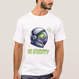 Camiseta de Astronauta Gamer sin Gravedad   Neón 