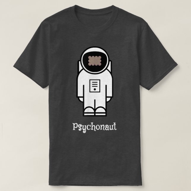Camiseta de astronauta psicosocial (Diseño del anverso)