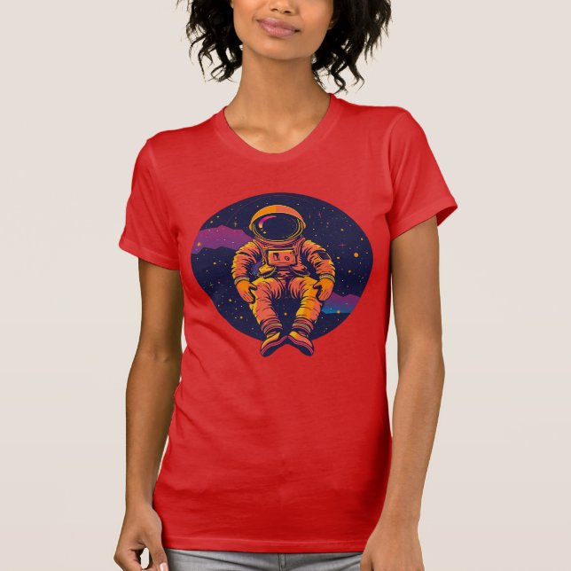 Camiseta de Astronauta Soñador Cósmico – Explora (Anverso)
