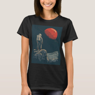 Camiseta de astronauta vintage espacio planeta