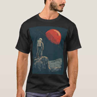 Camiseta de astronauta vintage espacio planeta
