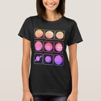 Camiseta de astronomía del sistema solar