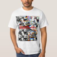 Camiseta de ataque con arco iris