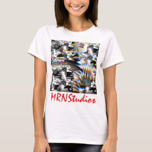 Camiseta de ataque con arco iris