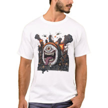 Camiseta de Ataque de Monstruo de Sushi Gigante | 