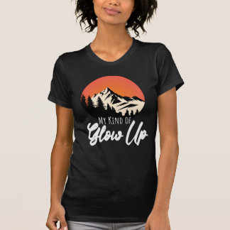 Camiseta de atardecer de montaña para fanático del
