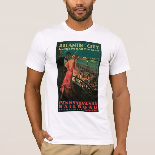 Camiseta ~ de Atlantic City todo el centro turístico del (Anverso)