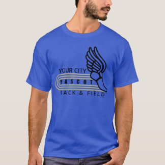 Camiseta de atletismo personalizada con mascota y 