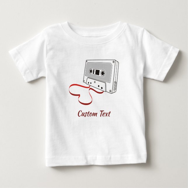 Camiseta de audio para bebé T (Anverso)