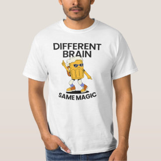 Camiseta de Autismo de la Misma Mágica del Cerebro