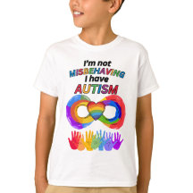 Camiseta de Autismo 'No Me Estoy Portando Mal'