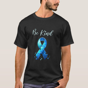 Camiseta de Autismo Ser Amable Mujeres Hombres Ace