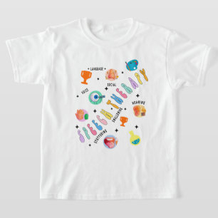 Camiseta de Autismo, Todos Pensamos Diferente, Edu
