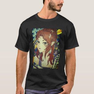Camiseta de auto retrato estilo Anime Kazu