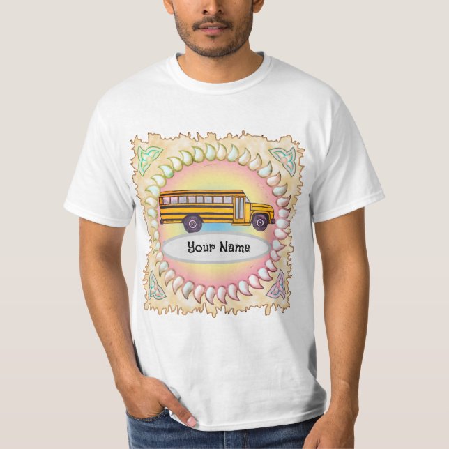 Camiseta de autobús escolar (Anverso)