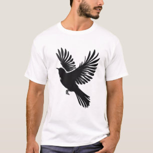 camiseta de ave voladora