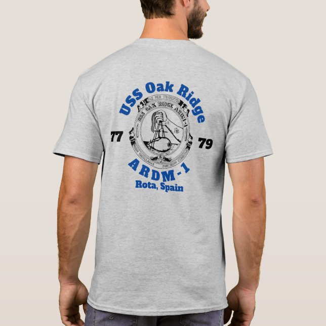 Camiseta de avenida de roble de Estados Unidos (Reverso)
