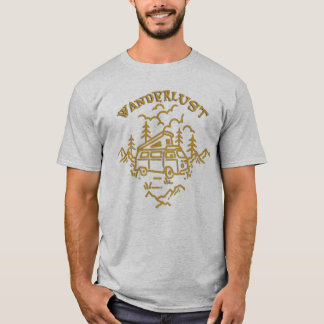 Camiseta de aventura de furgoneta camper Wanderlus