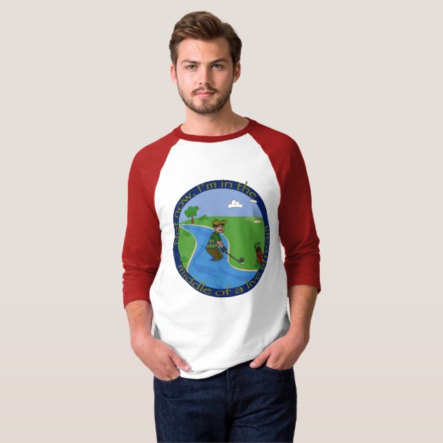 Camiseta de aventura de golf en directo (Anverso completo)