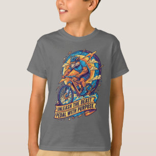 Camiseta de aventura en bicicleta para jóvenes 'De