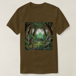 Camiseta de Aventura en el Sendero del Bosque de E