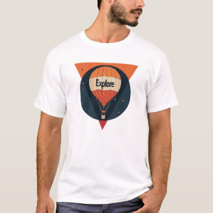 Camiseta de aventura en globo aerostático "Explora