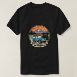 Camiseta de Aventura Exploradora de Montaña Salvaj