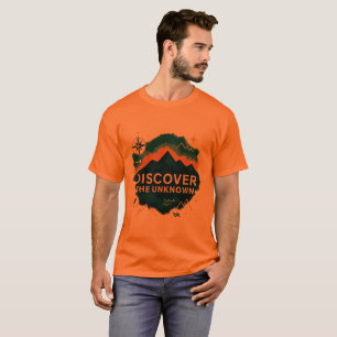 Camiseta de aventura minimalista - Cosmic Mountain