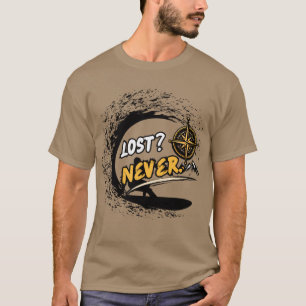 Camiseta de aventura Never Lost
