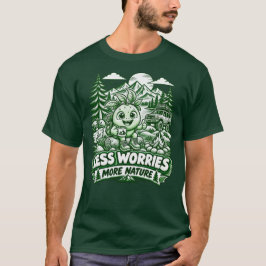 Camiseta de aventuras al aire libre Menos preocupa